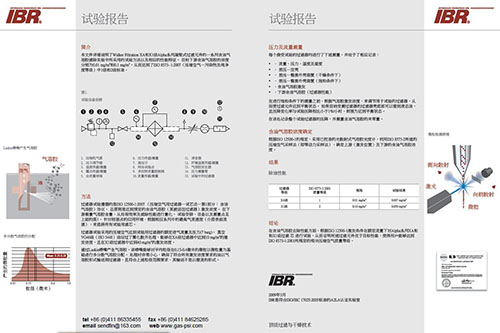 Walker Filtration壓縮空氣過濾器的IBR試驗報告